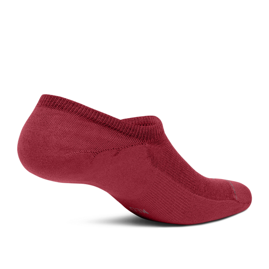 Anytime No Show Sock - Botanic Red