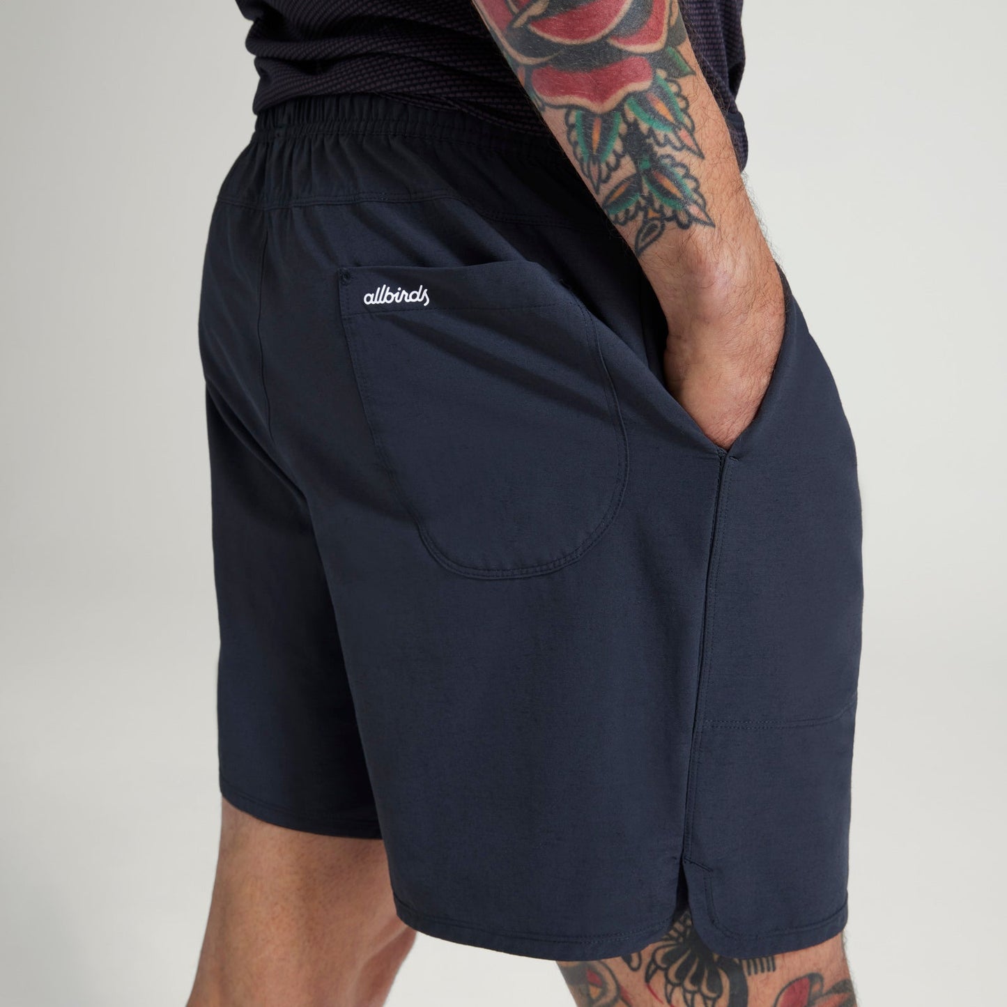 Men's Natural Run Short - Natural Black