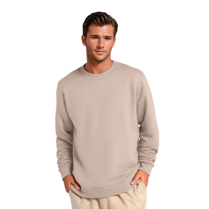 Men's Merino Blend Sweatshirt - Mushroom