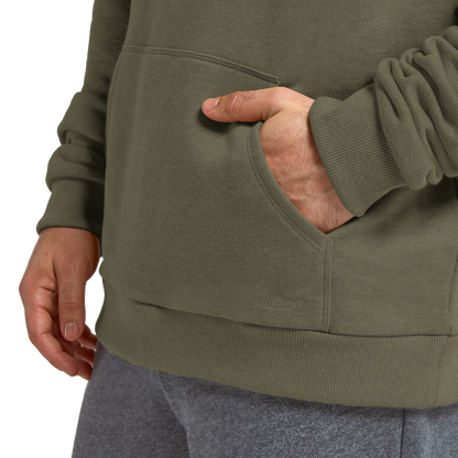 Unisex Merino Blend Hoodie - Burnt Olive