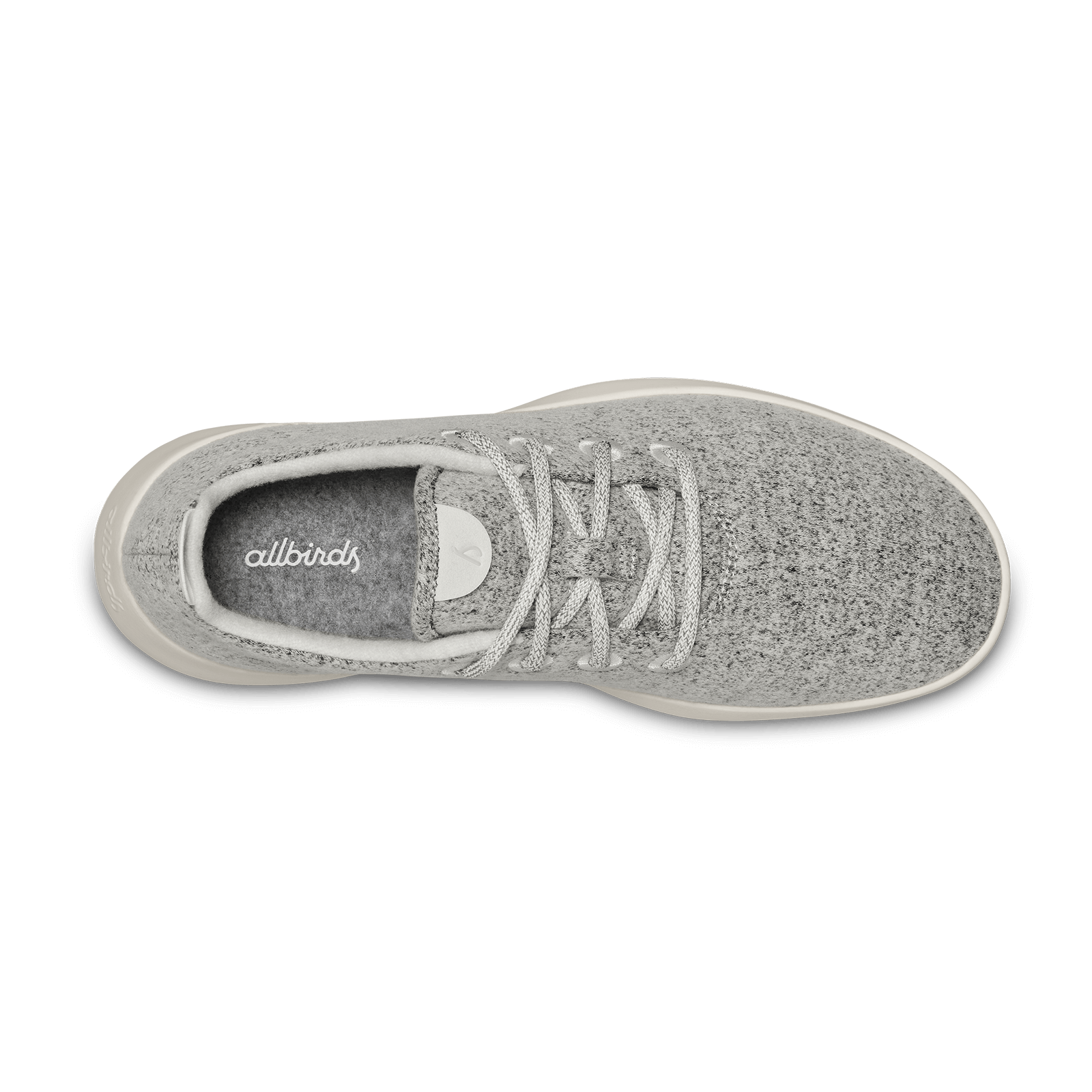 Women's Wool Runner - Dapple Grey (Cream Sole)